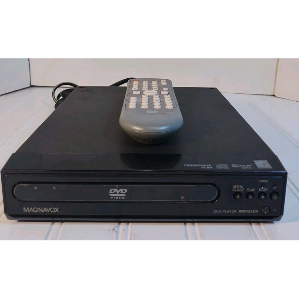 Magnavox MDV2100-F7 DVD Player. Tested & Working! With Remote ✅✅